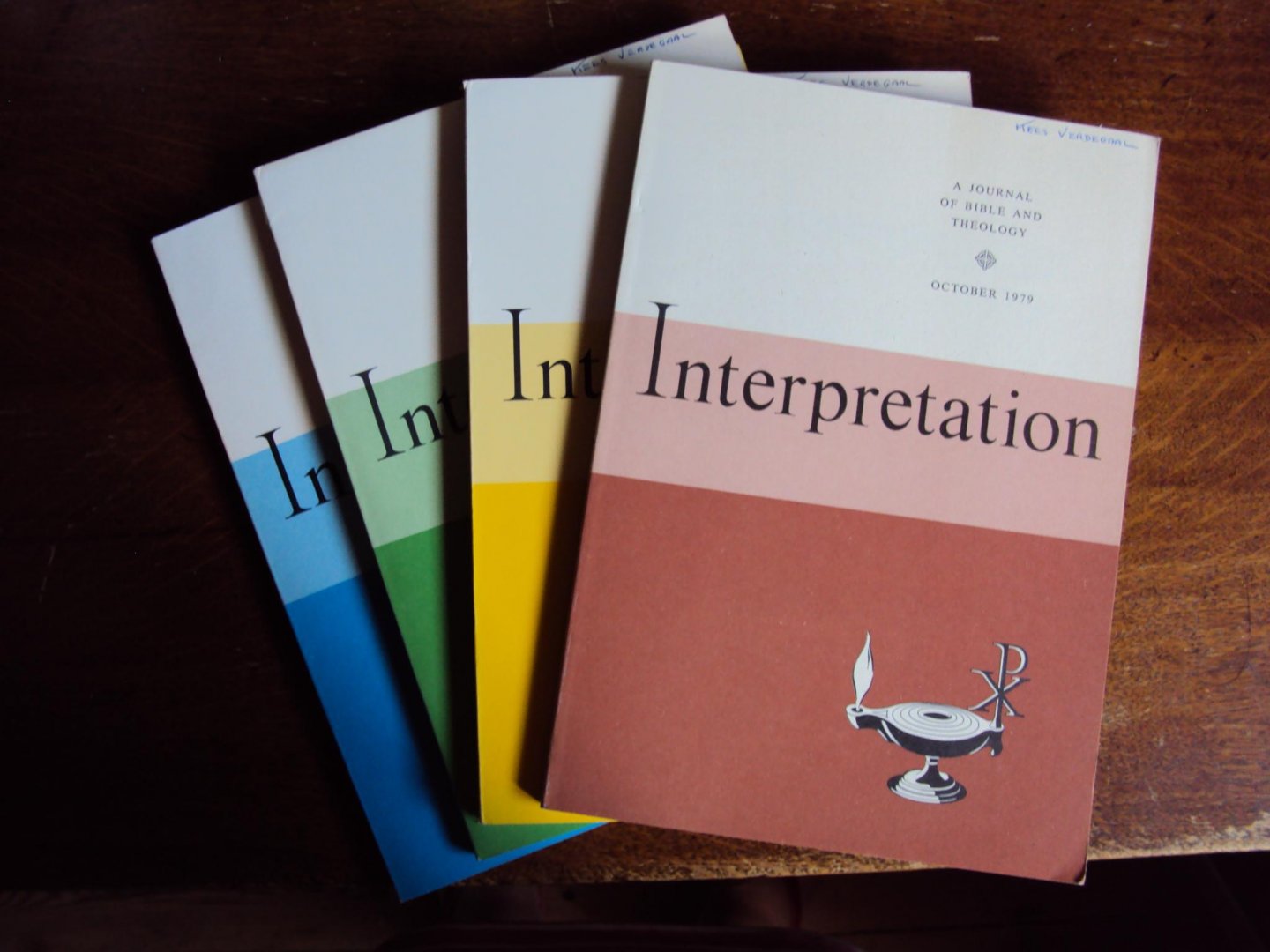  - Interpretation. A Journal of Bible and Theology, Vol. XXXIII nos. 1-4