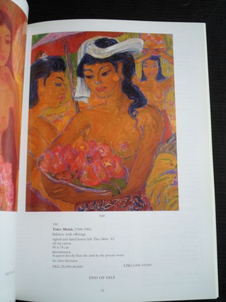 Catalogus Christie's - Indonesian Pictures, Watercolours & Drawings