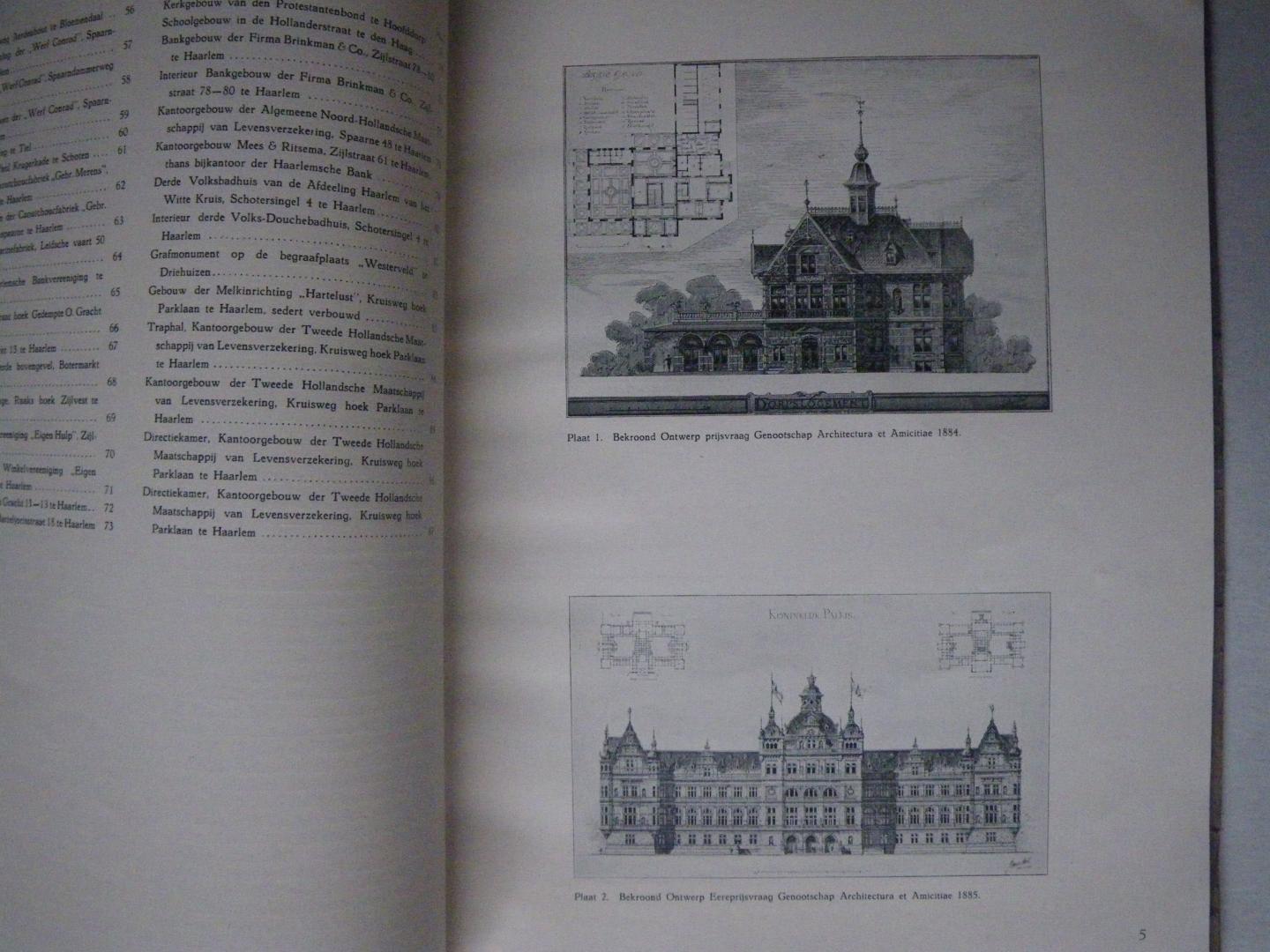 Jacob van den Ban - Jb van den Ban, architect Haarlem 1886-1918: uitgevoerde gebouwen, projecten, enz