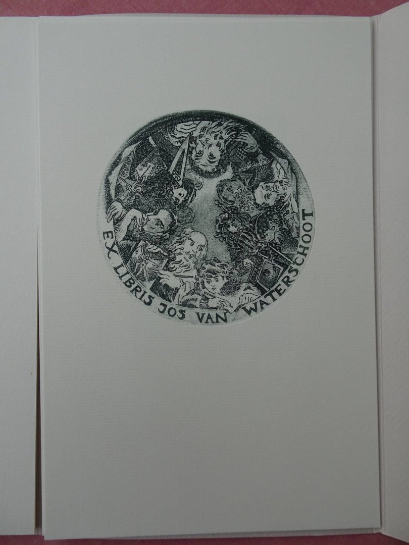 Jepkes, Michael. - Drie etsen en zes mezzotinten. Exlibris van de platen gedrukt.  Jaarpremie van "Exlibriswereld", Nederlandse Vereniging voor Exlibris en andere Kleingrafiek. 1997.