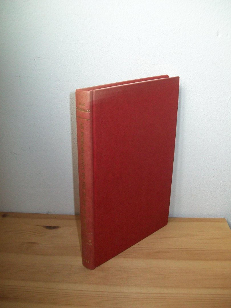 Plowman, Max - An Introduction to the Study of Blake