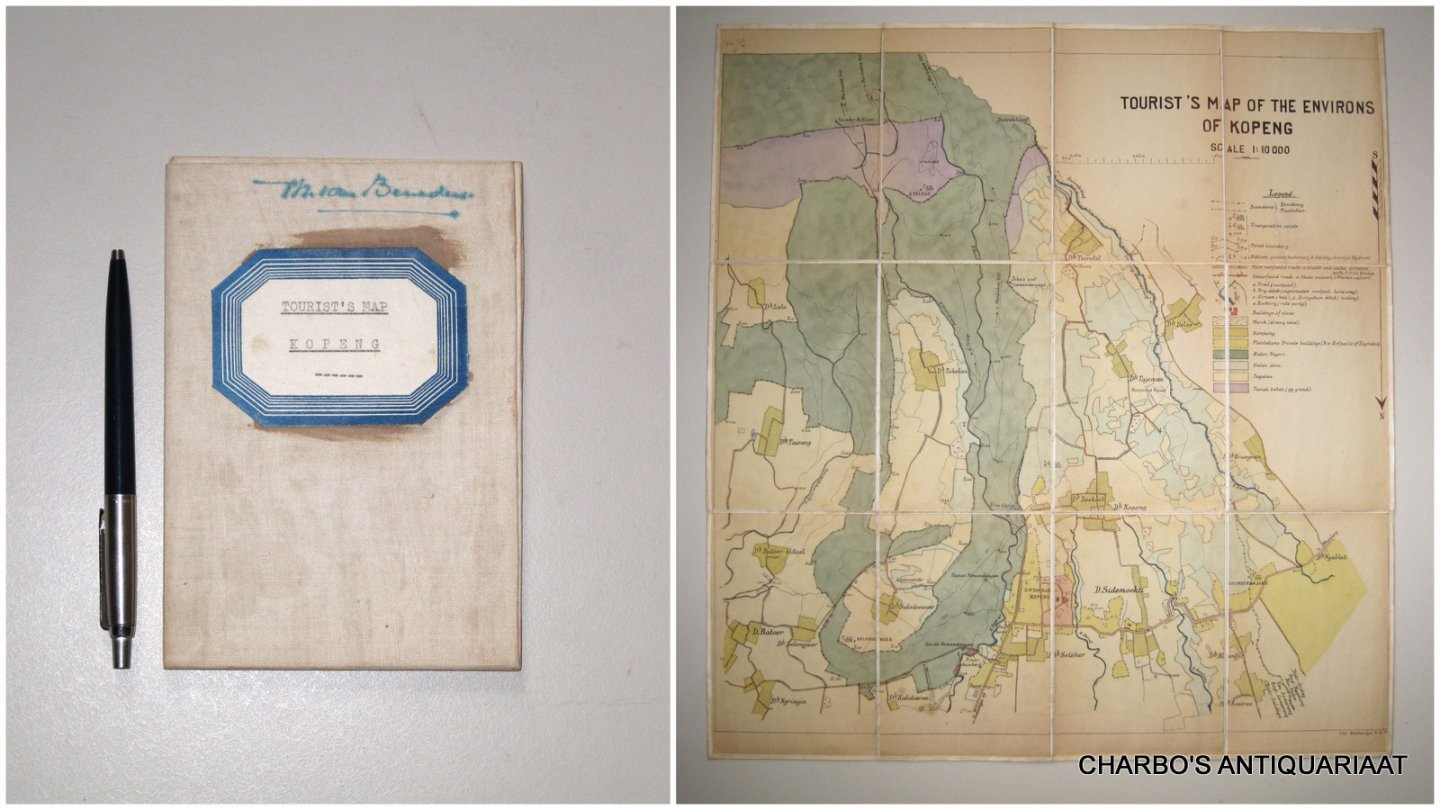 SOETARDJO, - Tourist's map of the environs of Kopeng. Scale 1:10000.