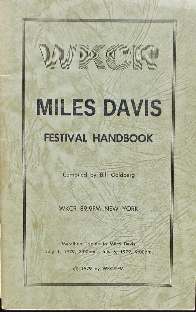 Goldberg, Bill (compil.) - Miles Davis Festival Handbook
