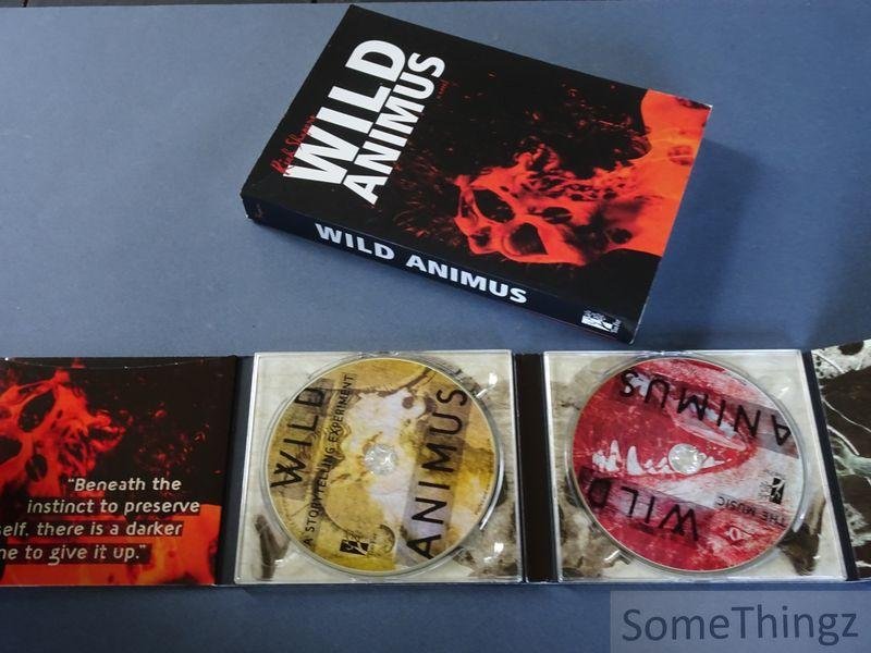 Rick Shapero. - Wild Animus; a Novel / Wild Animus. An art brut storytelling experiment. Book. Song. Fine art. [Book and cd-box.]