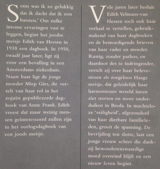 Velmans-van Hessen, E. - Het verhaal van Edith