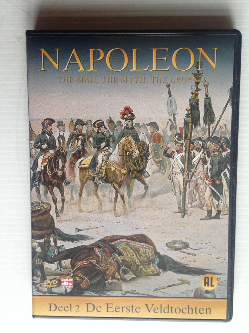  - Napoleon, cassette met 3dvd's, De beginjaren, De Eerste Veldtochten, Het Hoogtepunt van het Keizerrijk