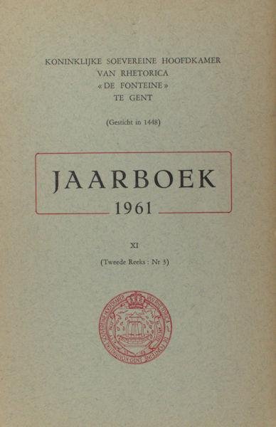  - Koninklijke Souvereine Hoofdkamer De Fonteine. Jaarboek 1961