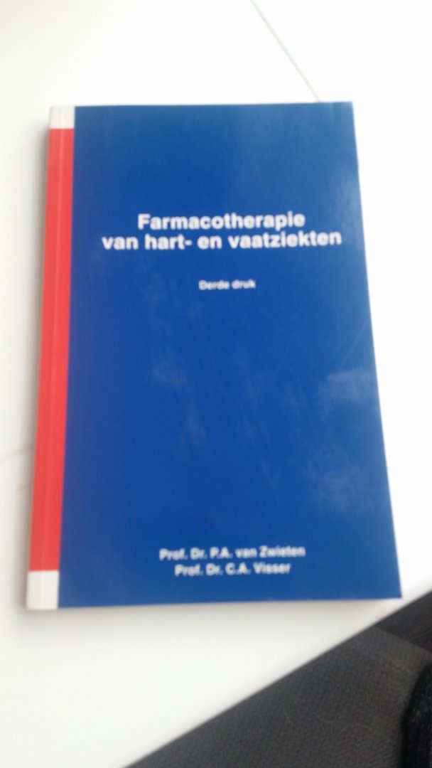 Zwieten, P.A. van - Farmacohterapie van hart- en vaatziekten / druk 2