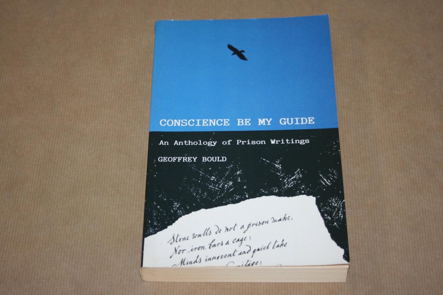 Edited by Geoffrey Bould - Conscience be my guide --  An Anthology of Prison Writings