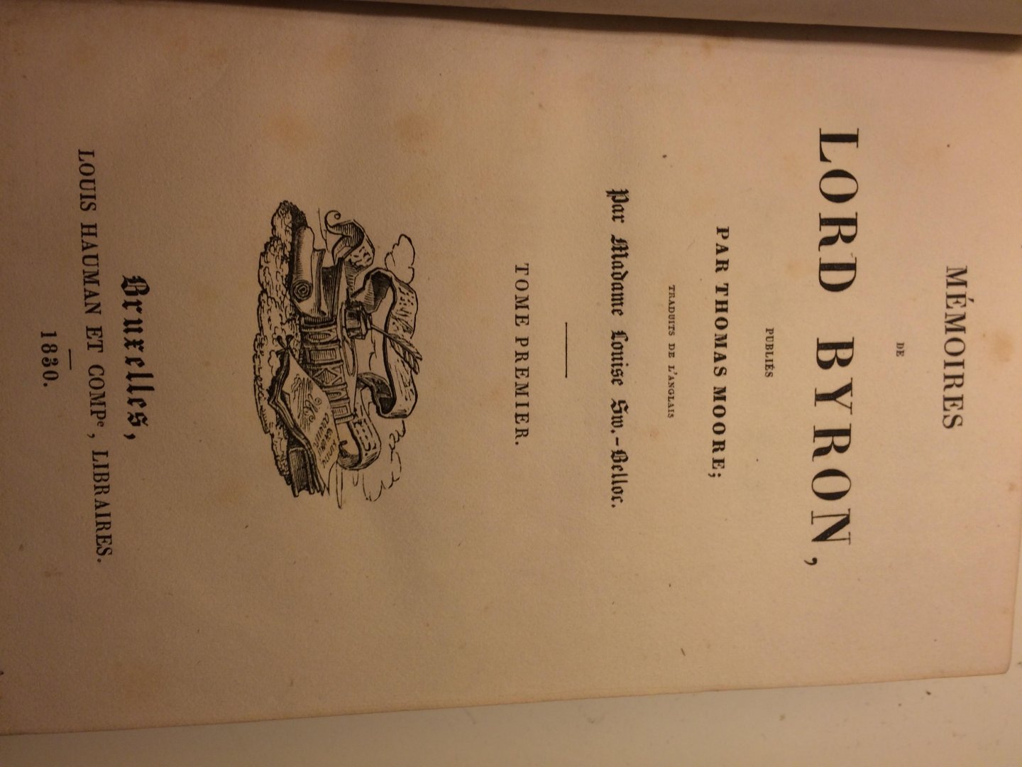 Byron, Lord - memoires