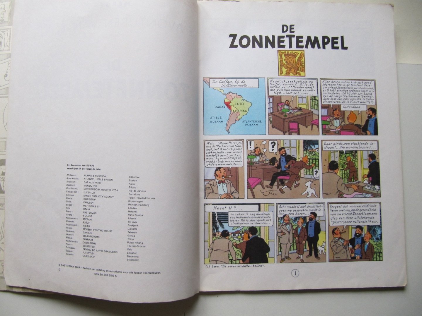 Hergé - De avonturen van Kuifje en de Zonnetempel