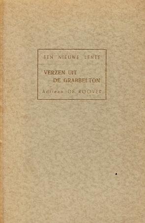 ROOVER, Adriaan de - Verzen uit de grabbelton.
