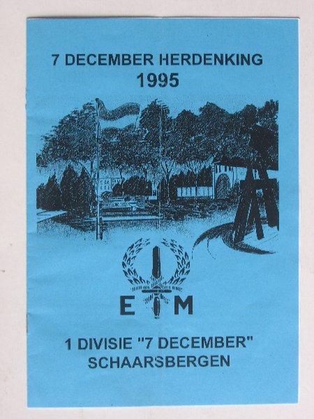  - 7 December Herdenking 1995, EM 1 Divisie ' 6 December' Schaarsbergen