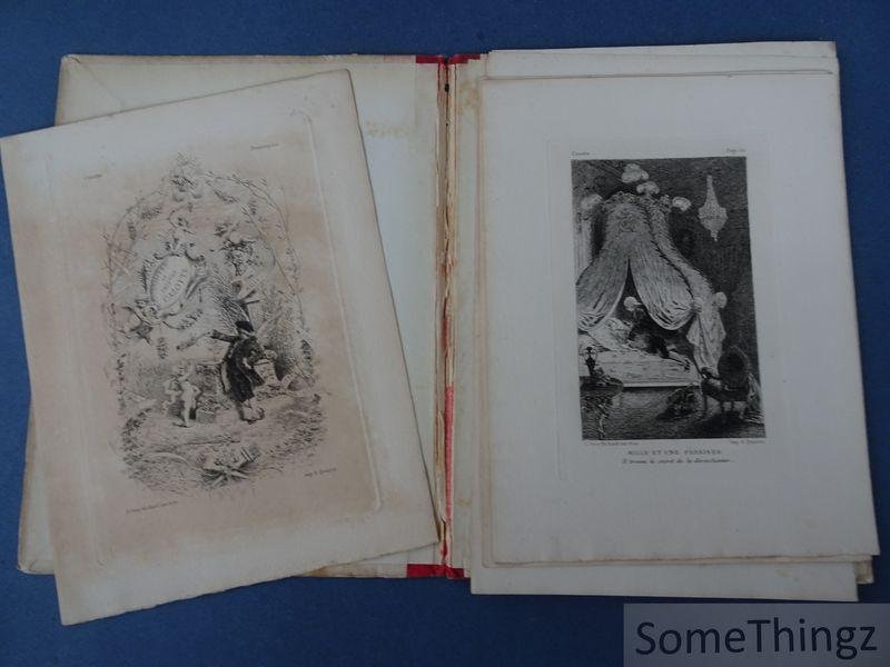 Jacques Cazotte et Adolphe-Alphonse Géry-Bichard - Eaux-fortes pour illustrer les contes de Cazotte: compositions et gravures de A. Géry-Bichard.