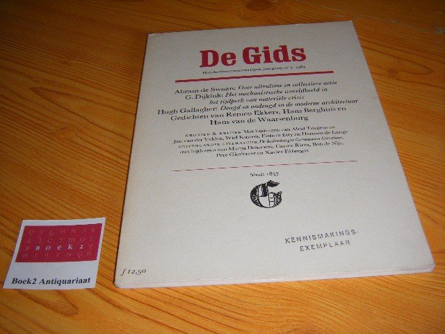 H.J.A. Hofland en anderen (red.) - De Gids, 147e jrg., nr. 3, 1984
