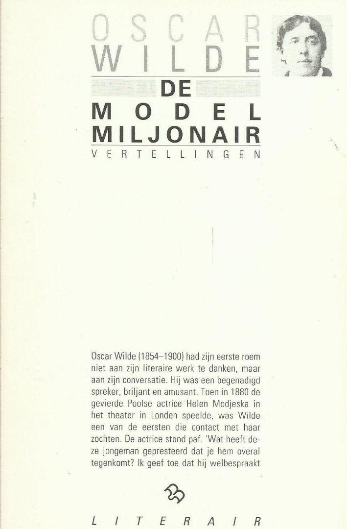 Wilde, Oscar - De modelmiljonair; vertellingen