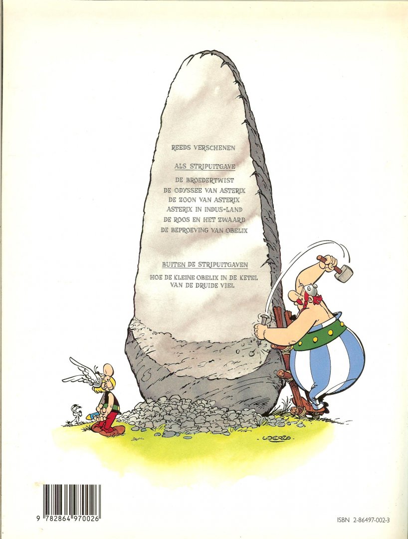 Goscinny Rene (tekst) en Albert Uderzo (tekeningen) - Asterix 25. De Broedertwist