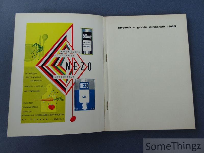 N/A. - Serge Snoeck - Snoeck's grote almanak. 1965. [Snoecks]