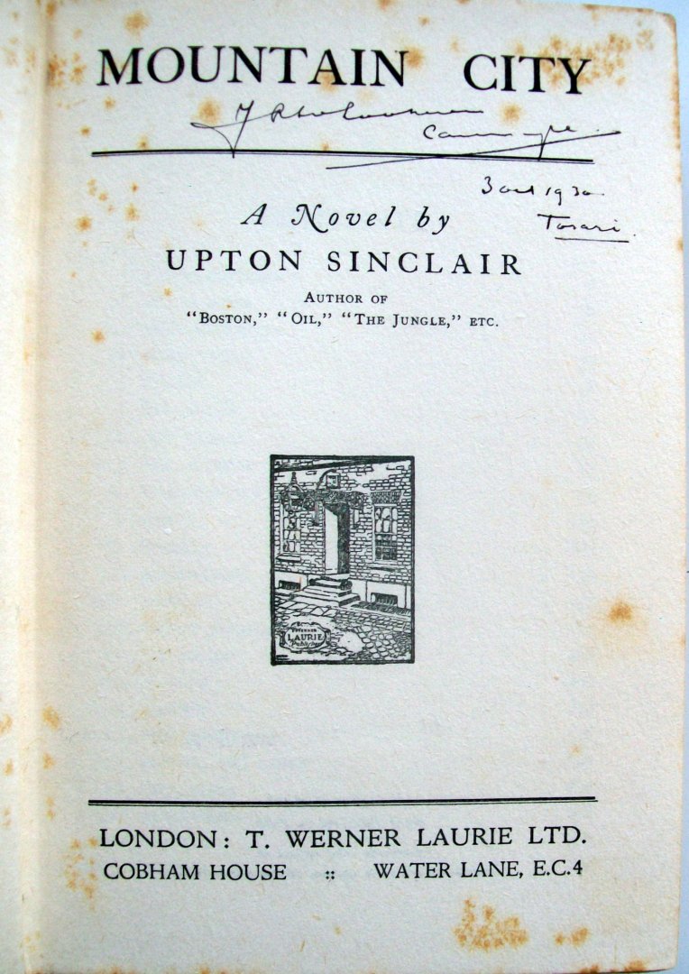 Sinclair, Upton - Mountain City (ENGELSTALIG)
