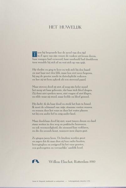 Elsschot, Willem. - Het huwelijk.