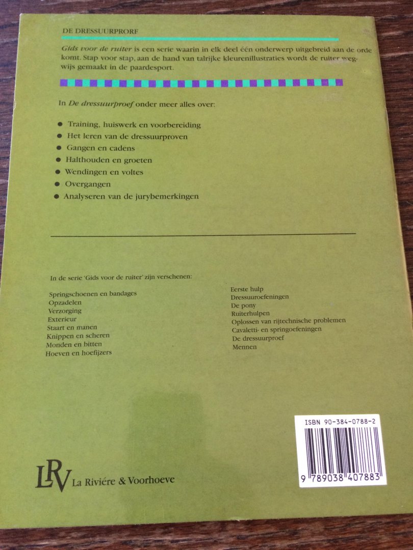 Cammaerts, J. - De dressuurproef