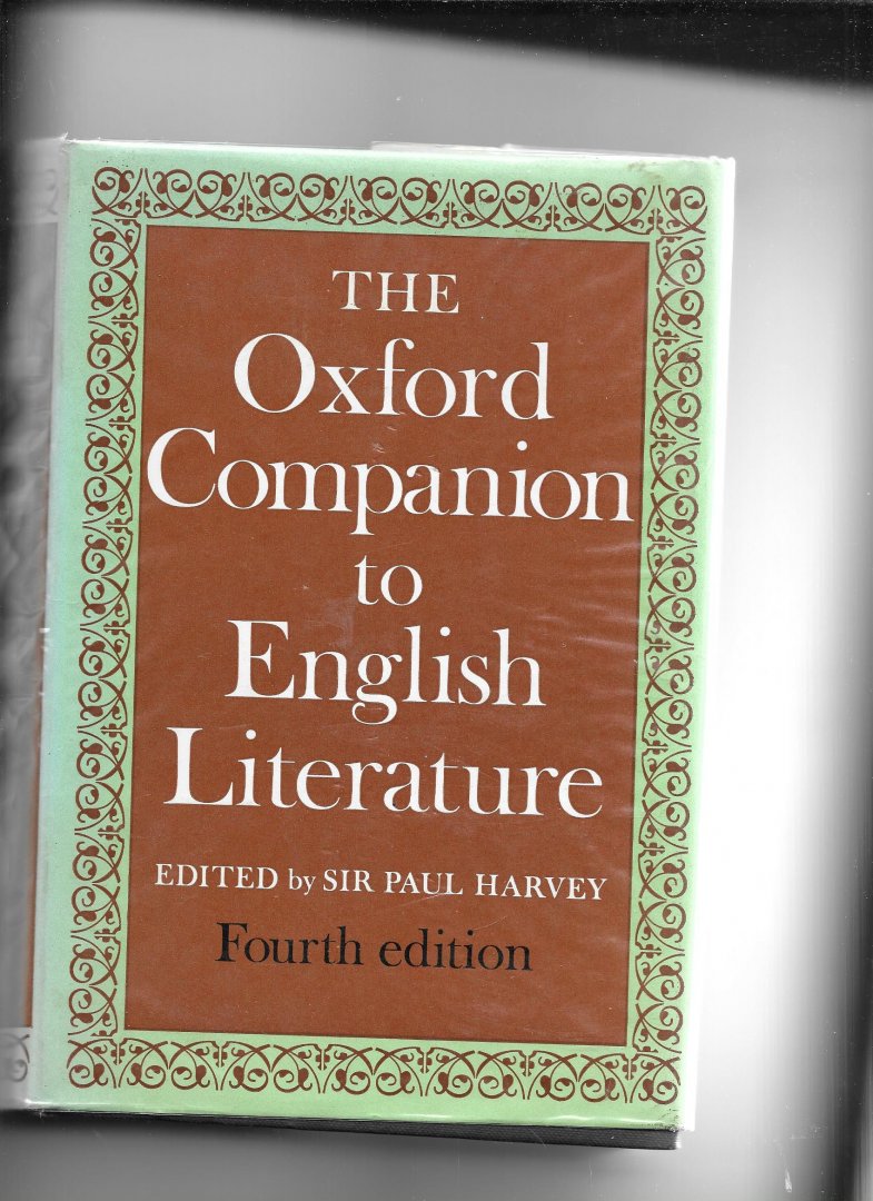 Harvey, Paul - The Oxford Companion to English Literature