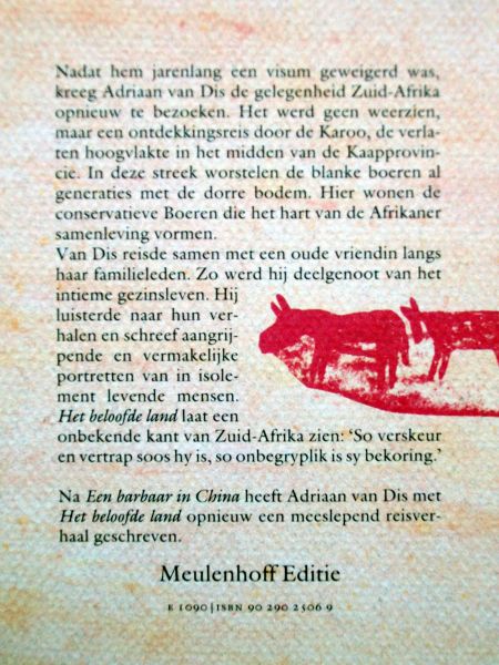 Dis, Adriaan van - Het beloofde land