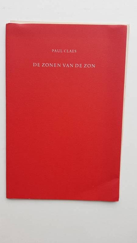 Claes, Paul - De zonen van de zon