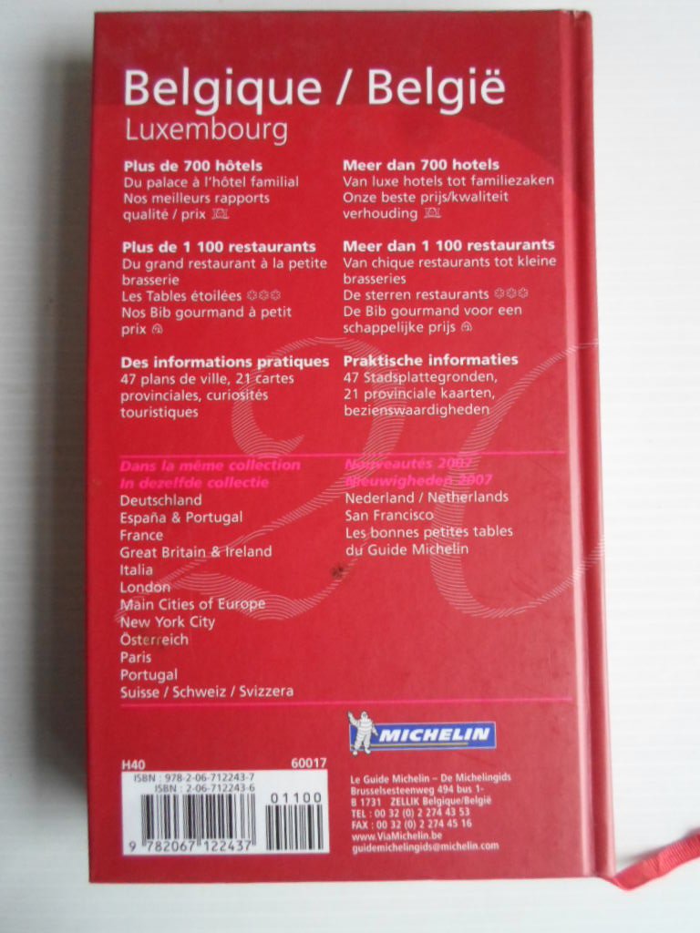  - Le Guide Michelin 2007, Belgie, Luxembourg
