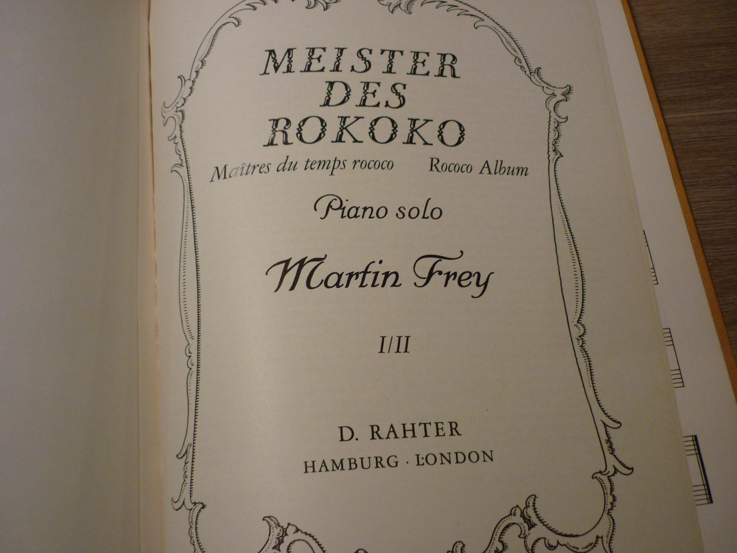 Frey; Martin - Meister des Rokoko; Rococo Album; Piano Solo - Book I en Book 2 compleet
