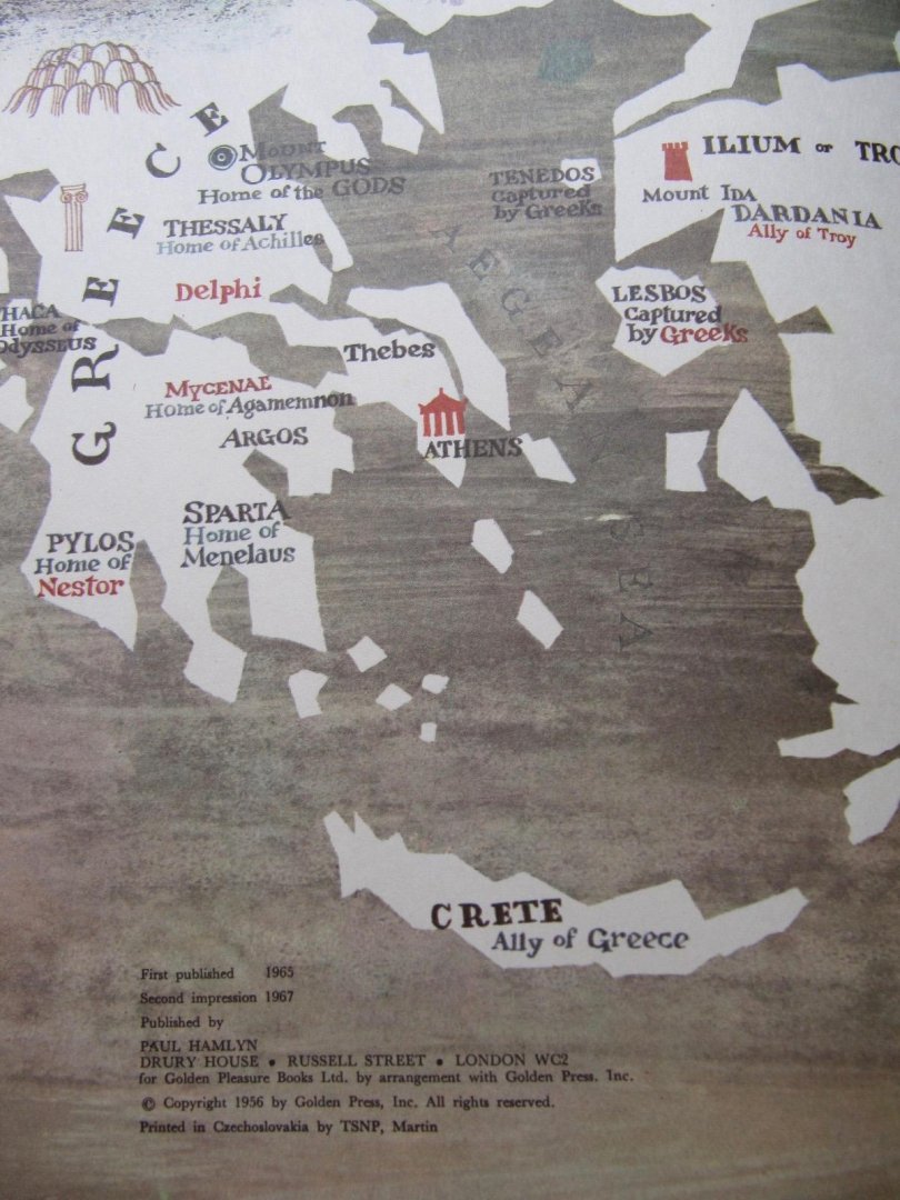 Jane Werner Watson - The Iliad and the Odyssey - the heroic story of the troyan war / the fabulous adventures of Odysseus