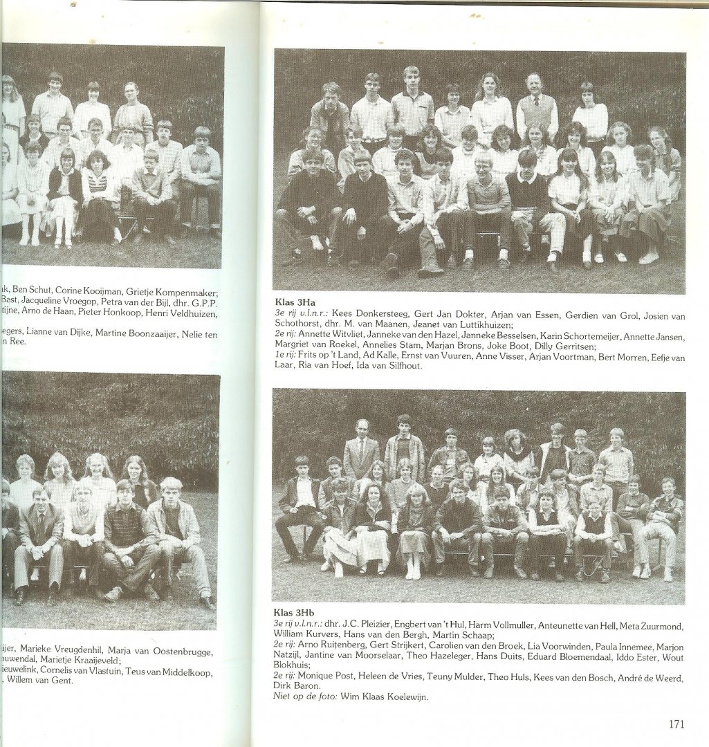 Ros.A. en R. Mulder [Eind redactie]  en Ten besluite Drs L. Kooijman Drs. L. - Gedenkt aan 't geen Hij heeft verricht Tien jaar Van Lodenstein scholengemeenschap 1974-1984