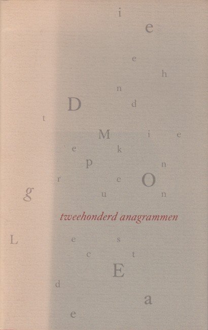 Ferwerda, Frits - tweehonderd anagrammen.