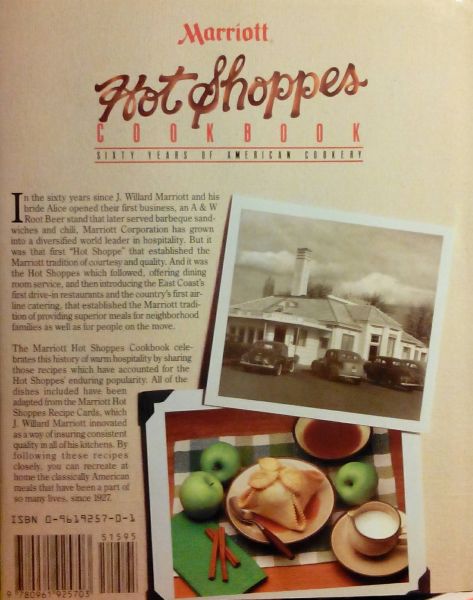 Leipsner , Steven R. [ isbn 9780961925703 ] - Marriott Hot Shoppes Cookbook . ( Sixty Years of American Cookery. Hotels.  )