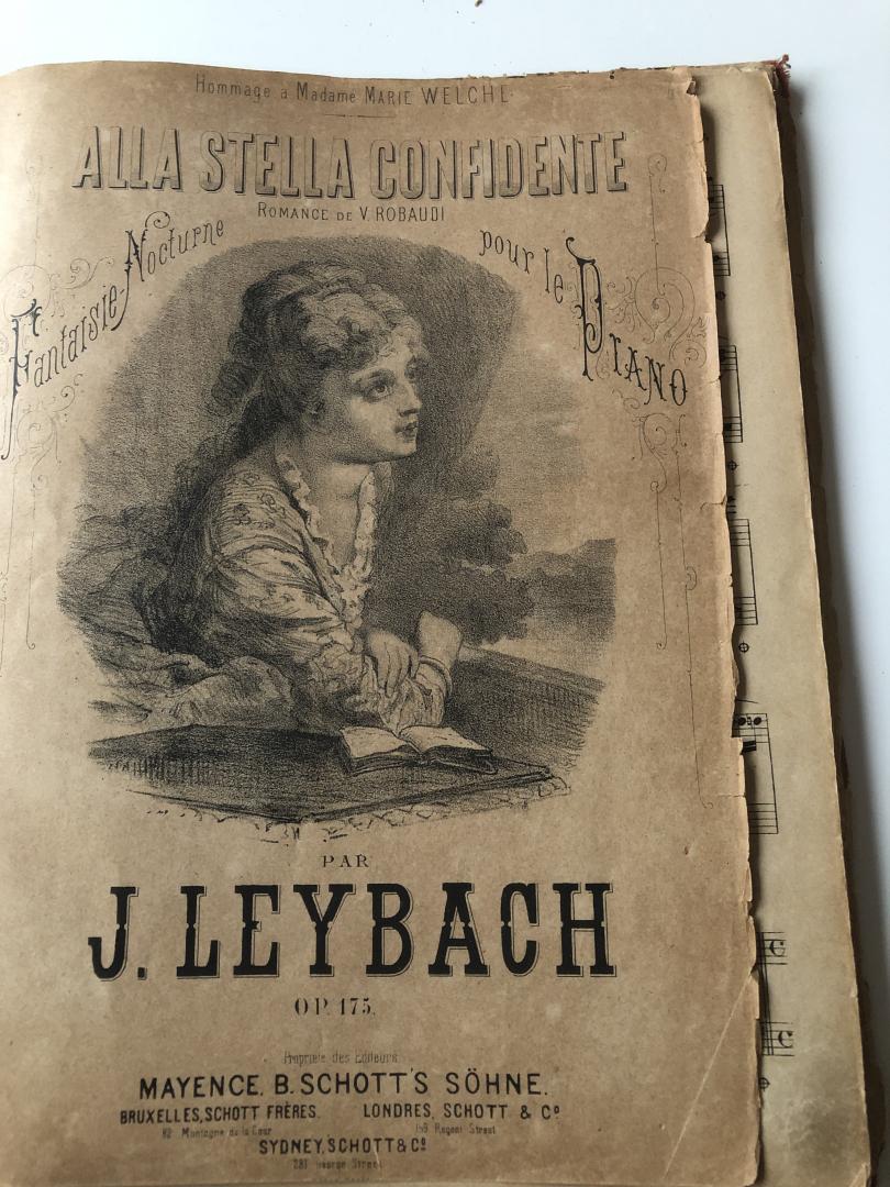 J. Leybach, a. Wallerstein - Alla Stella Confidente OP. 175, Elisabeth schottisch