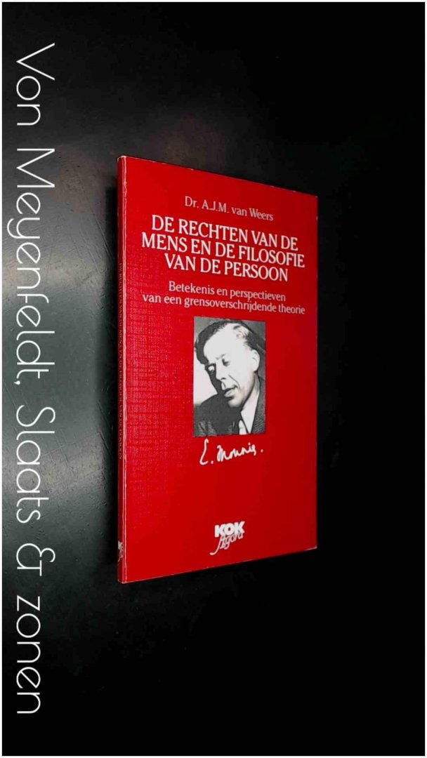 Weers, A. J. M. van - De rechten van de mens en de filosofie van de persoon
