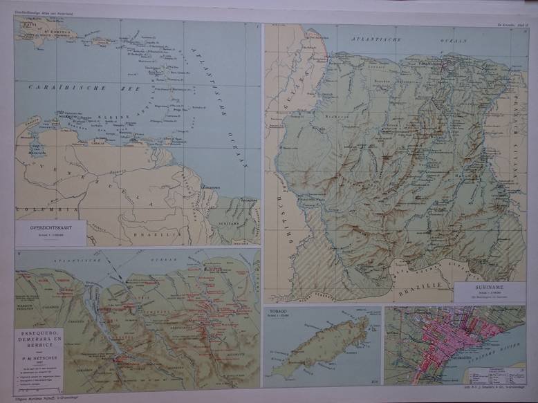 N.n.. - Geschiedkundige atlas van Nederland. Uitgegeven door de commissie voor den geschiedkundigen atlas van Nederland en geteekend door het lid der commissie Dr. A.A. Beekman. De Koloniën.