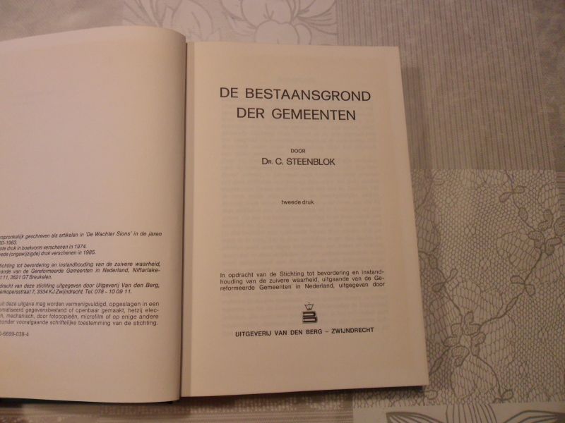 Steenblok C. - De bestaansgrond der gemeenten