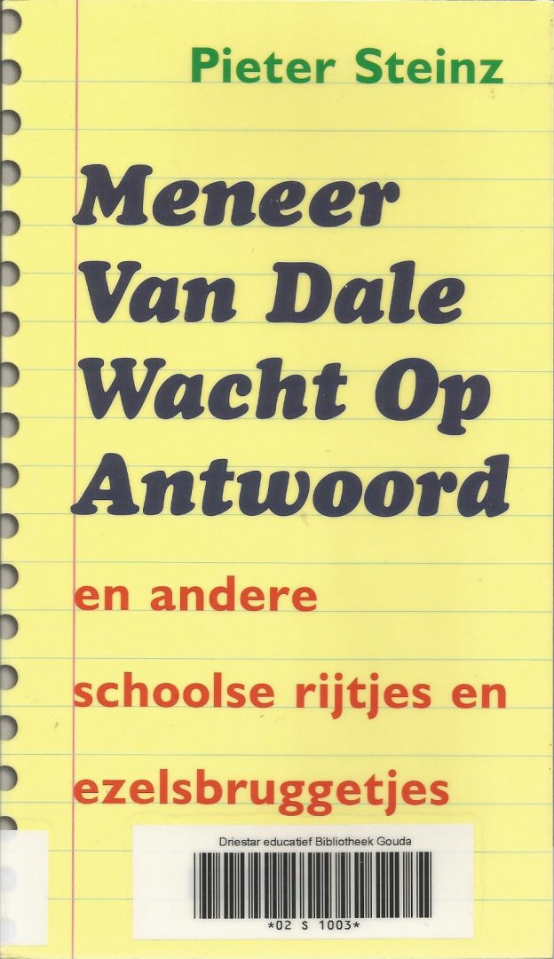 boekwinkeltjes.nl - meneer van dale wacht op antwoord en andere