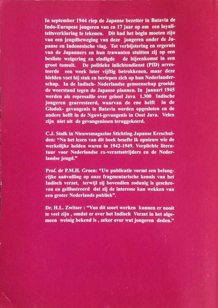 René Hermanus - Indisch jongeren verzet - Glodok 1945