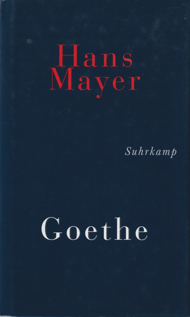 Mayer, Hans - Goethe