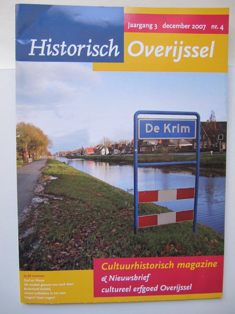 Historisch Overijssel Cultuurhistorisch Magazine&Nieuwsbrief - Historisch Overijssel