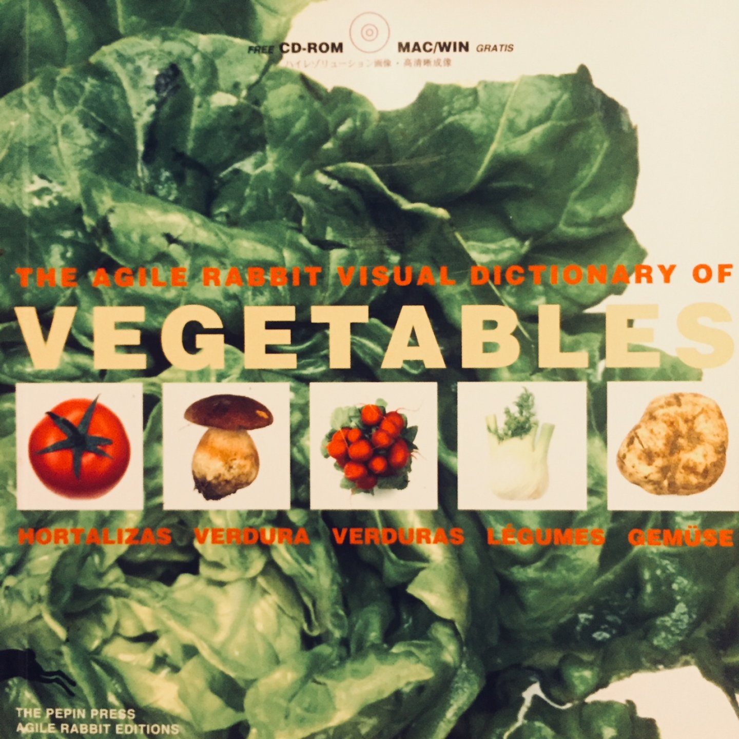 Roojen, Pepin. van. - The Agile Rabbit Visual Dictionary of Vegetables + CD