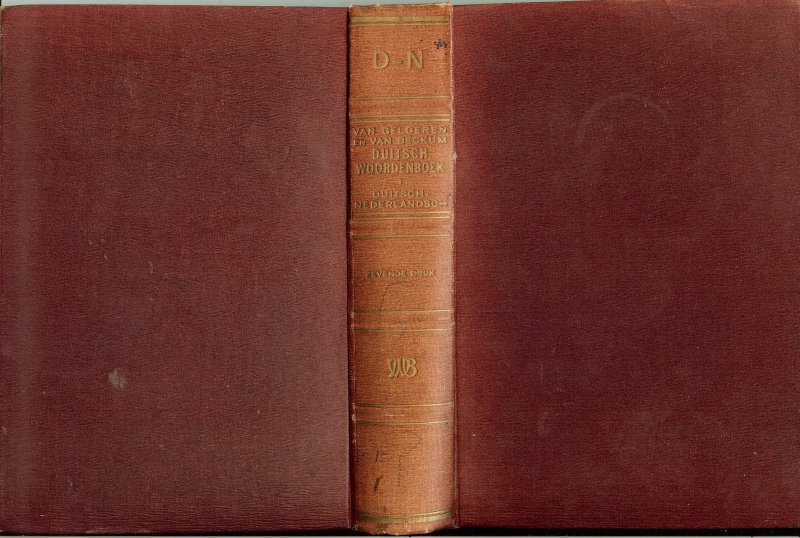 Gelderen, van en Beckum, J.H. van - Duits woordenboek  -  Eerste deel Duitsch - Nederlandsch. Zevende veel verbeterde en vermeerderde uitgave uit 1931