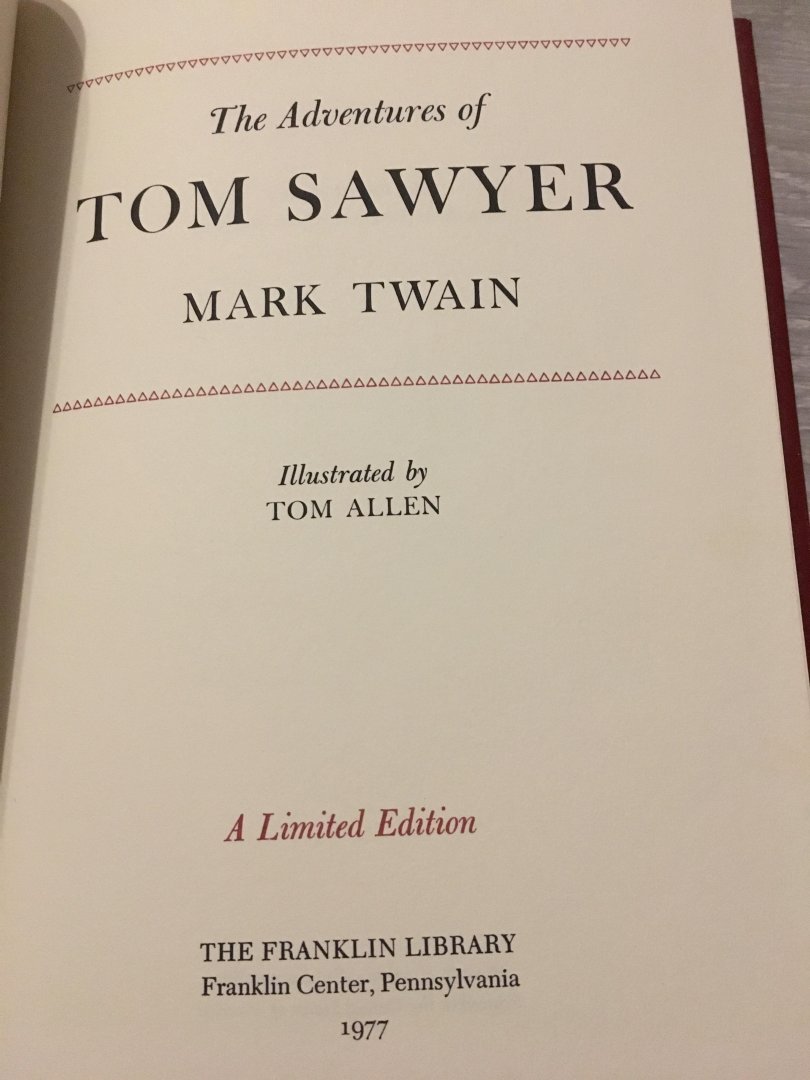 Mark Twain - The 100 Greatest masterpieces of American literature; The adventures of Tom Sawyer