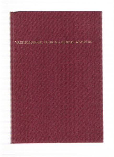 meertens, p.j. ( e.a. ) - vriendenboek voor a.j.bernet kempers