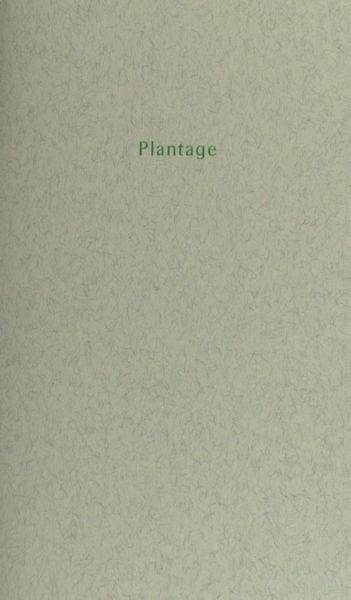 Ramele, Ferrie van. - Plantage.