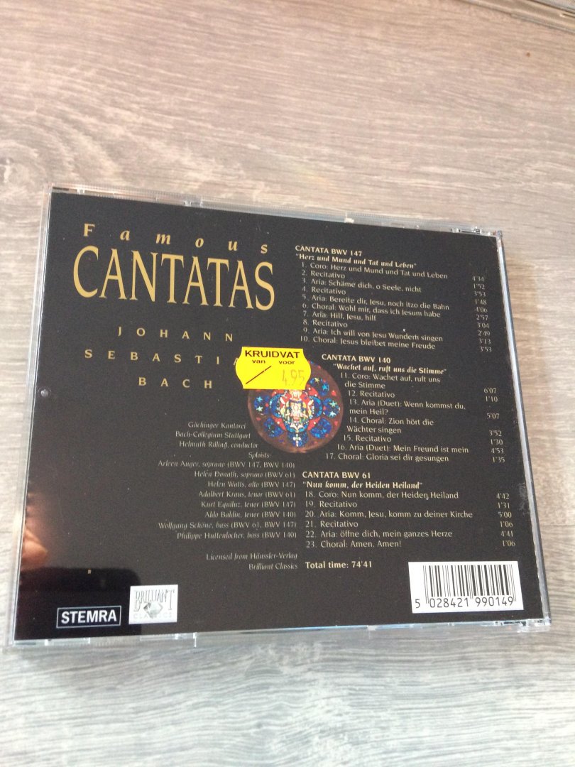 Bach,Sebastian - Famous Cantatas