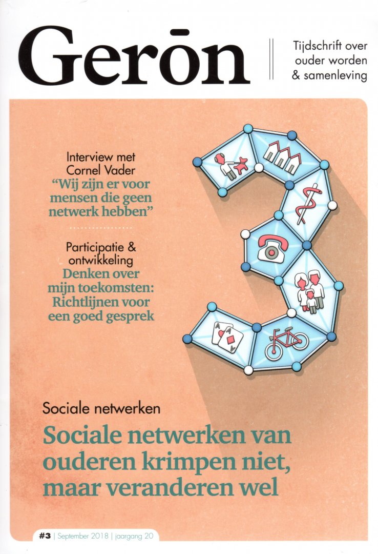 Auteurs, Diverse - Geron 2018 Nr. 3 Tijdschrift over ouder worden. Thema: Sociale netwerken van ouderen