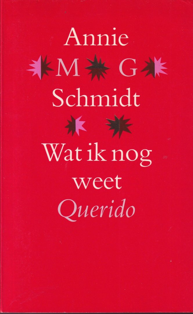 Schmidt, Annie M.G. - Wat ik nog weet